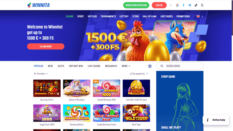 Sito di Winnita Casino - Testimonianza 2026 (Aggiornata) Sito di Winnita Casino - Testimonianza 2026 (Aggiornata)
